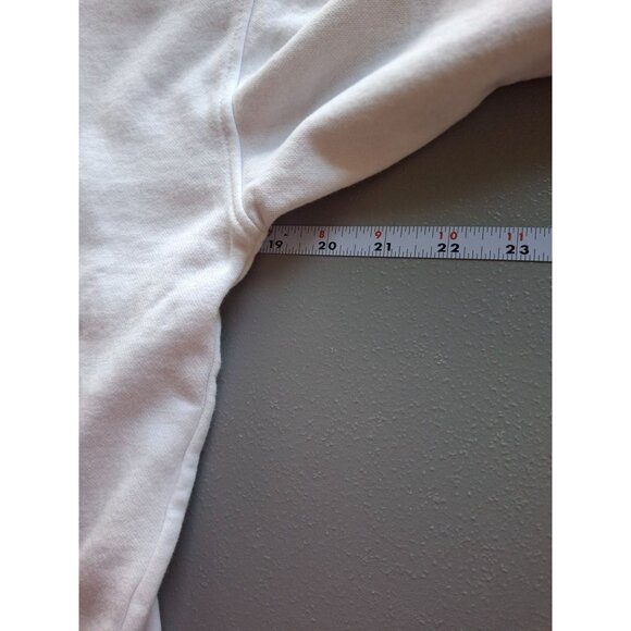 H&M Basic Hoodie Youth 16/18 White Black Colorblock Pullover Kangaroo Pocket - Picture 6 of 7